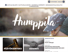 Tablet Screenshot of humppila.fi